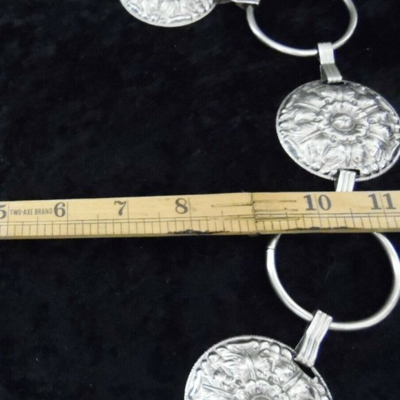 Lot of 2 Vintage Silvertone  & Brass Belt with  Ha - Picture 3 of 10